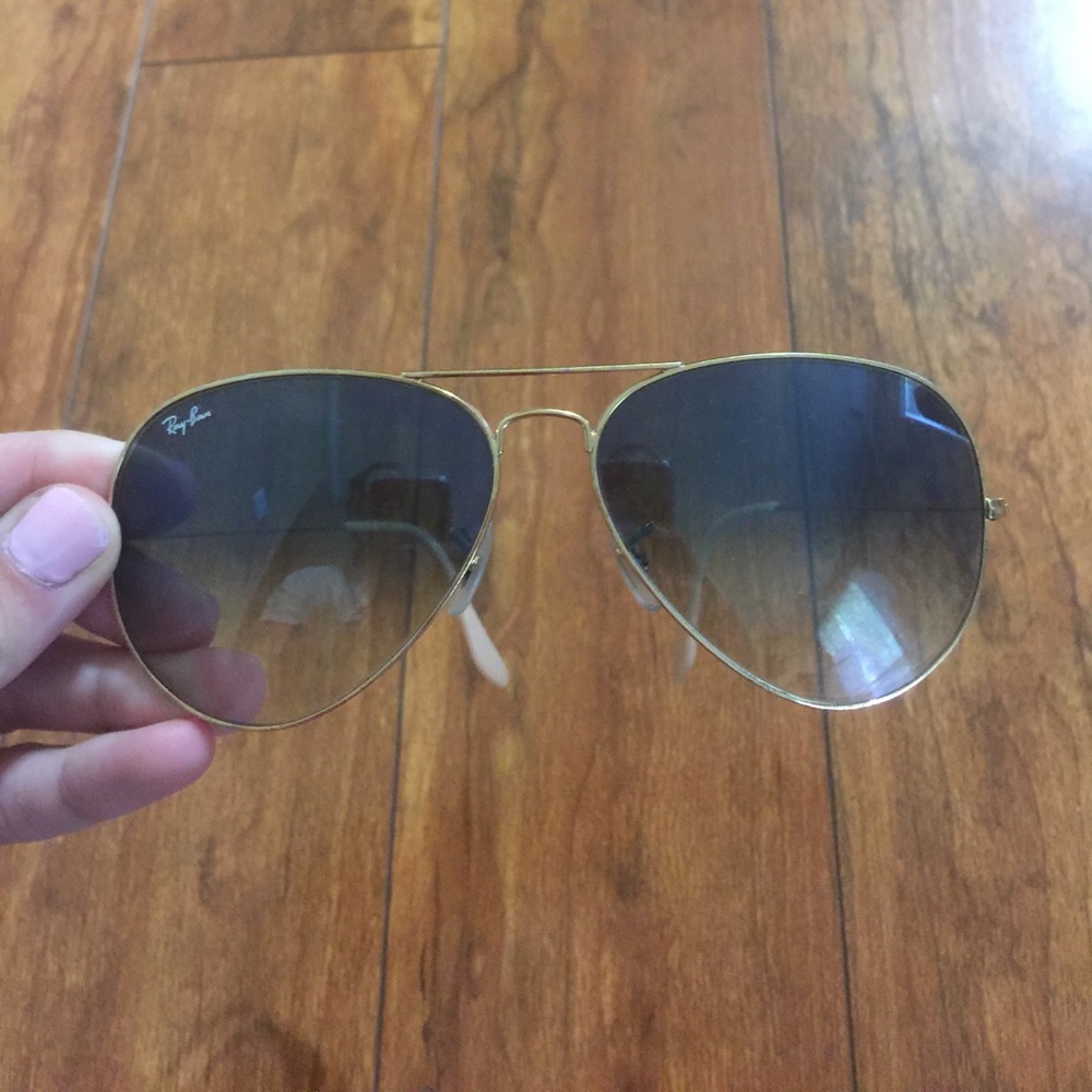 Large lens aviator ray bans